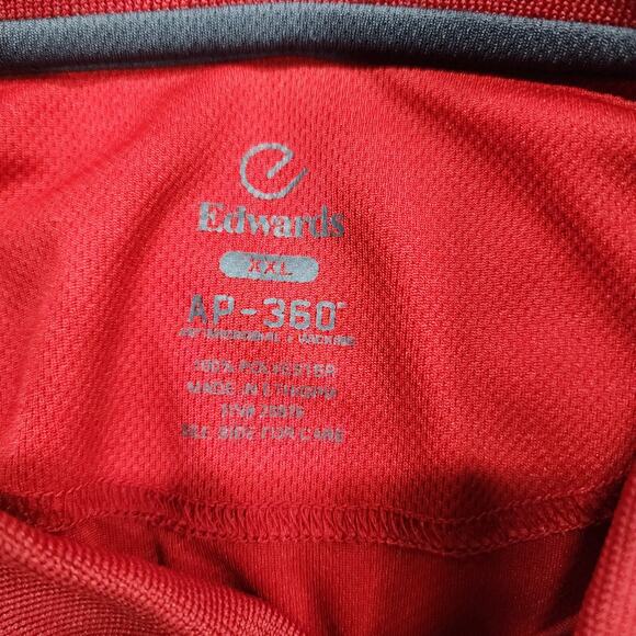 Erie Seawolves MENS SIZE XXL Red Polo Shirt Detroit Tigers Edwards AP 360 - Picture 9 of 14